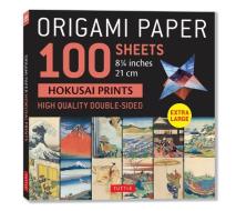 Origami Paper 100 Sheets Hokusai Prints 8 1/4" (21 Cm) di Tuttle Studio edito da Tuttle Publishing