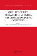 Quality-Of-Life Research in Chinese, Western and Global Contexts edito da SPRINGER NATURE