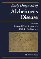 Early Diagnosis of Alzheimer's Disease edito da Humana Press