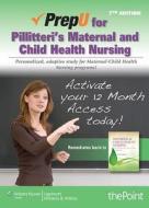 Prepu for Pillitteri's Maternal and Child Health Nursing di Adele Pillitteri edito da Lww