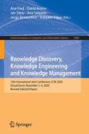 Knowledge Discovery, Knowledge Engineering and Knowledge Management edito da Springer International Publishing