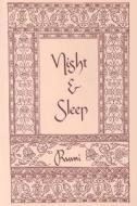 Night and Sleep di Jalalu'l-Din Rumi edito da Yellow Moon Press