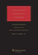 Americans with Disabilities ACT Handbook Cumulative Supplement 2014-2 di Henry Perritt edito da Aspen Publishers