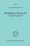 Husserl und Kant di Kern edito da Springer Netherlands