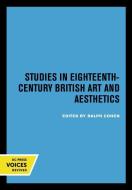Studies In Eighteenth-century British Art And Aesthetics edito da University Of California Press