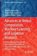 Advances in Neural Computation, Machine Learning, and Cognitive Research edito da Springer-Verlag GmbH
