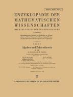 Enzyklopädie der Mathematischen Wissenschaften mit Einschluss Ihrer Anwendungen di Max Deuring, Gottfried Köthe edito da Vieweg+Teubner Verlag