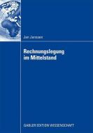 Rechnungslegung im Mittelstand di Jan Janssen edito da Gabler, Betriebswirt.-Vlg