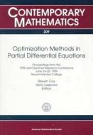 Optimization Methods In Partial Differential Equations edito da American Mathematical Society