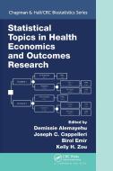 Statistical Topics In Health Economics And Outcomes Research edito da Taylor & Francis Ltd