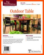 Fine Woodworking's Outdoor Table Plan di Fine Woodworking edito da Taunton Press