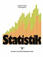 Statistik di Karl Bosch edito da Vieweg+Teubner Verlag