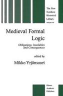 Medieval Formal Logic edito da Springer Netherlands