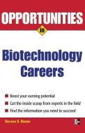 Opportunities in Biotech Careers di Sheldon Brown edito da McGraw-Hill Education - Europe