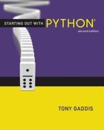 Starting Out with Python Plus Myprogramminglab with Pearson Etext -- Access Card Package di Tony Gaddis edito da Addison-Wesley Professional