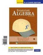 Elementary Algebra, Books a la Carte Edition di Michael Sullivan, Katherine R. Struve, Janet Mazzarella edito da Pearson