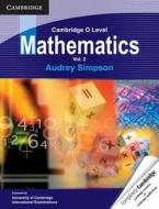 Cambridge O Level Mathematics: Volume 2 di Audrey Simpson edito da Cambridge University Press