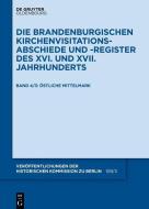 Die Mittelmark / Teil 3: Östliche Mittelmark di NO CONTRIBUTOR edito da de Gruyter Oldenbourg