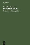 Psychologie di Harald Krabbe Schjelderup edito da Walter de Gruyter