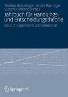 Jahrbuch für Handlungs- und Entscheidungstheorie edito da VS Verlag für Sozialwissenschaften
