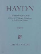 Divertimento G-dur Hob. II:9 für 2 Oboen, 2 Hörner, 2 Violinen, 2 Violen und Basso di Joseph Haydn edito da Henle, G. Verlag