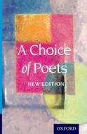 A A Choice Of Poets di David Edwards edito da Oxford University Press
