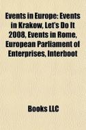 Events In Europe: Events In Krak W, Let' di Books Llc edito da Books LLC, Wiki Series