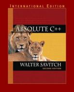 Absolute C++ di Walter J. Savitch, CodeMate edito da Pearson Education Limited