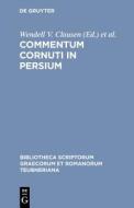 Commentum Cornuti in Persium edito da Walter de Gruyter