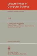Computer Algebra edito da Springer Berlin Heidelberg