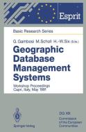 Geographic Database Management Systems edito da Springer Berlin Heidelberg