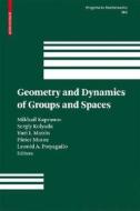 Geometry And Dynamics Of Groups And Spaces edito da Birkhauser Verlag Ag