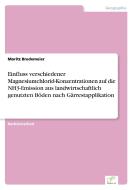 Einfluss verschiedener Magnesiumchlorid-Konzentrationen auf die NH3-Emission aus landwirtschaftlich genutzten Böden nach di Moritz Bredemeier edito da Diplom.de