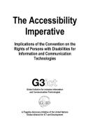 The Accessibility Imperative di G3ict edito da Published by You Lulu Inc.