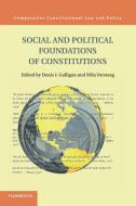Social and Political Foundations of             Constitutions edito da Cambridge University Press