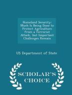 Homeland Security edito da Scholar's Choice