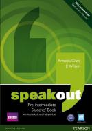 Speakout Pre-Intermediate Student's Book + DVD di Antonia Clare, Jj Wilson edito da Pearson Longman