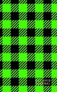 Dot Grid Journal: Bright Green and Black Plaid Cover 5 X 8 - Dot Grid Journal Notebook 124 Pages di Tamra Sellier edito da INDEPENDENTLY PUBLISHED