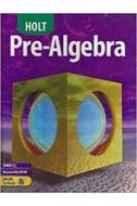 Holt Pre-Algebra: Student Edition 2004 di Stephen Bennett edito da Holt McDougal