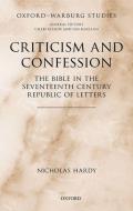 Criticism and Confession di Nicholas Hardy edito da OUP Oxford