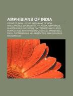 Amphibians of India di Books Llc edito da Books LLC, Reference Series