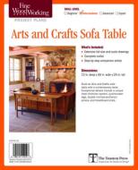 Fine Woodworking's Arts and Crafts Sofa Table Plan di Fine Woodworking edito da Taunton Press