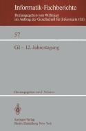 GI-12. Jahrestagung edito da Springer Berlin Heidelberg