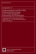 Sondergutachten 39. Telekommunikation und Post 2003: Wettbewerbsintensivierung in der Telekommunikation - Zementierung d di Monopolkommission edito da Nomos Verlagsges.MBH + Co