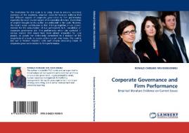 Corporate Governance and Firm Performance di RONALD CHIBUIKE IWU-EGWUONWU edito da LAP Lambert Acad. Publ.