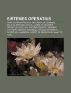 Sistemes Operatius: Cp M, Sistema Operat di Font Wikipedia edito da Books LLC, Wiki Series