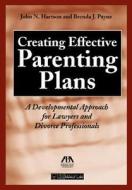 Creating Effective Parenting Plans: A Developmental Approach for Lawyers and Divorce Professionals [With CD] di John Hartson, Brenda Payne edito da American Bar Association