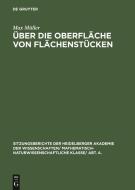 Uber Die Oberflache Von Flachenstucken di Max M. Ller, Max Muller edito da Walter de Gruyter