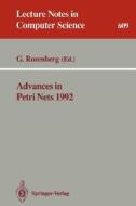 Advances in Petri Nets 1992 edito da Springer Berlin Heidelberg