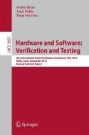 Hardware and Software: Verification and Testing edito da Springer Berlin Heidelberg
